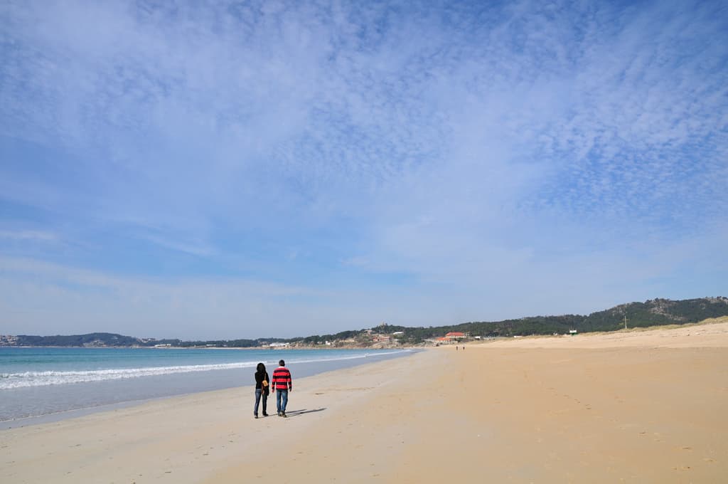 Playas paradisíacas en O Grove